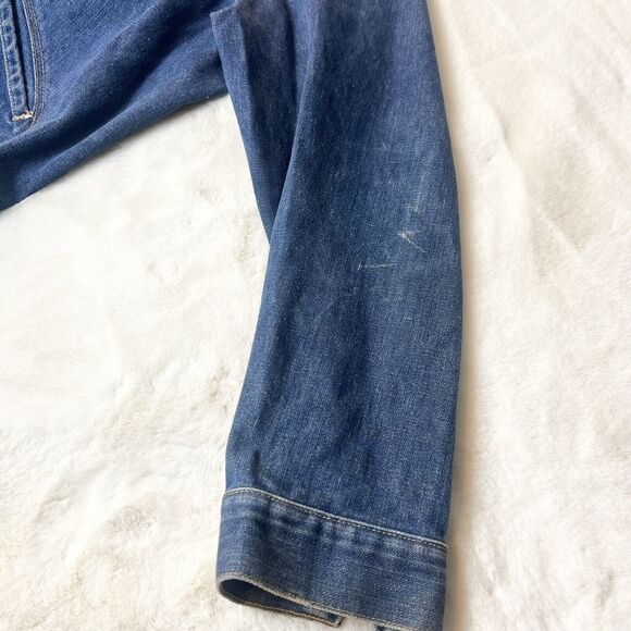 Vintage Wrangler No-Fault Denim Jacket 70s 80s Sanfor-Set USA Men’s L - Picture 11 of 15